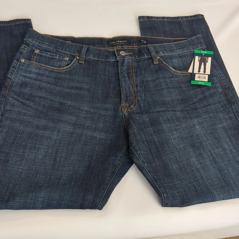 Lucky Brand 221 Original Straight Stretch Jean Sz 38 x 32